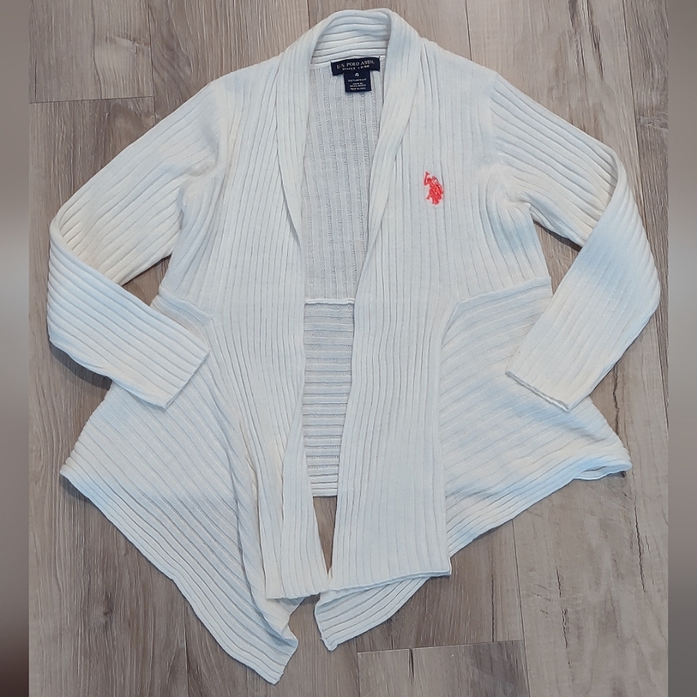 Cute US Polo Assn. Knit Sweater Size 4